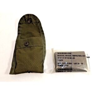 US Military Issue Belt Clip Pouch Medical First Aid & Muslin bandage - Camo